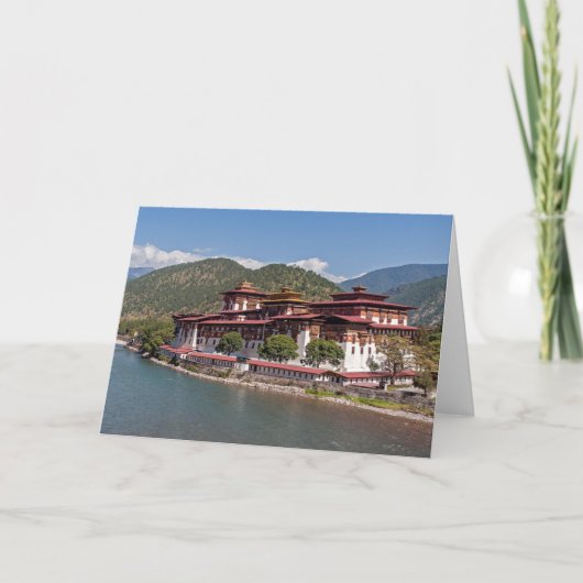 Carte Punakha Dzong - Bhoutan (Devant)