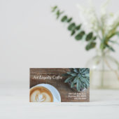 Carte Punch Café Art & Succulent (Debout devant)