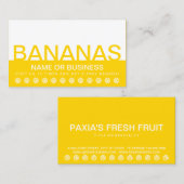 carte punch de fidélité client BANANAS bold (Devant / Derrière)