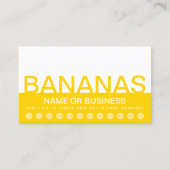 carte punch de fidélité client BANANAS bold (Devant)