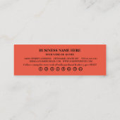 Carte punch de fidélité du marcheur de chien de ta (Dos)