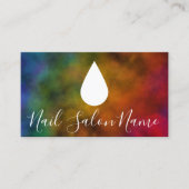 carte punch de fidélité du salon à ongles (Devant)