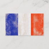 carte punch du drapeau français (Devant)