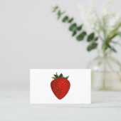 carte punch fidélité aux fraises (Debout devant)
