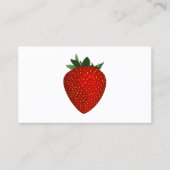 carte punch fidélité aux fraises (Devant)