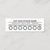 carte punch hot dogs (Dos)