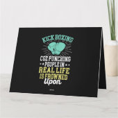 Carte Punch Les Gens Sont Congelés Sur Ki Sarcastique Dr (Dos)