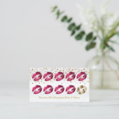 Carte Punch Loyalty - Parties scintillant rose cha (Debout devant)