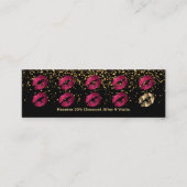 Carte Punch Loyalty - Parties scintillant rose cha (Devant)