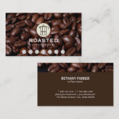 Carte Punch pour haricots de café (Devant / Derrière)