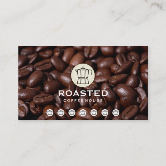 Carte Punch pour haricots de café (Devant)