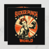 Carte Punch Sucker pour le monde (Devant / Derrière)
