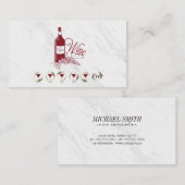 Carte Punch Vin et Marbre (Devant / Derrière)