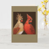 Carte Punk Cardinals (Fleur jaune)