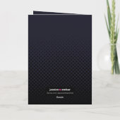 Carte Punk Gamer Ado fille Noir 16e anniversaire (Dos)