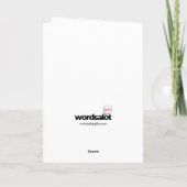 Carte Punny "Buns are the Wurst" (Dos)