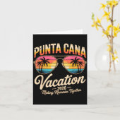 Carte Punta Cana Vacation 2026 Making Memories Summer Be (Fleur jaune)
