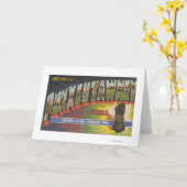 Carte Punxsutawney, Pennsylvanie (Groundhog) (Fleur jaune)