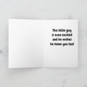 Carte PUP EST TELLEMENT "EXCITÉ" POUR VOTRE **18ème ANNI (Intérieur)