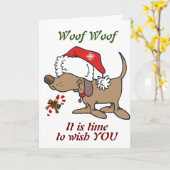 CARTE PUP VOUS SOUHAITE UN "NOËL TRÈS JOLI" (Fleur jaune)