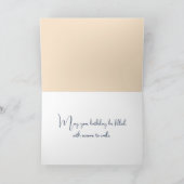 Carte Puppy Lick Le visage du garçon (Intérieur)