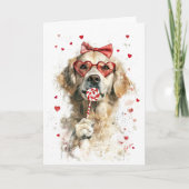 Carte Puppy Love Valentine's Day (Devant)