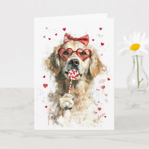 Carte Puppy Love Valentine's Day
