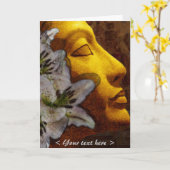 Carte pureté et beauté néfertiti (carte) (Fleur jaune)