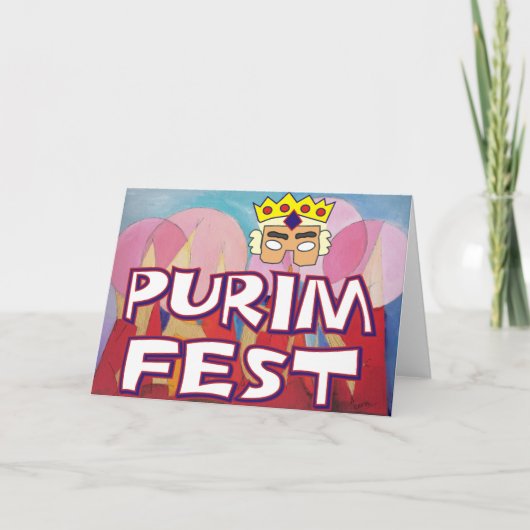 Carte Purim Fest (Devant)