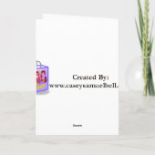 Carte Purim Greeting Card 2 (Dos)