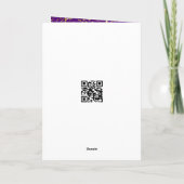 Carte Purple and Gold Graduation Inspiration (Dos)