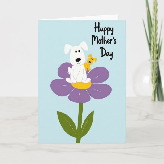 Carte Purple Blossom Mothers Day Card (Devant)