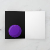 Carte Purple Bowling Ball Enfants de 6 à 16 ans Annivers (Intérieur)