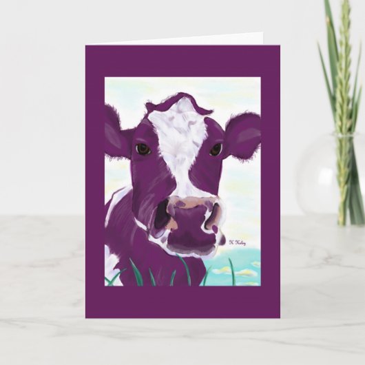Carte Purple Cow 2 (Devant)