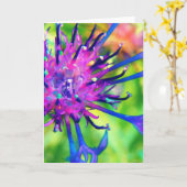 Carte Purple Flower (Fleur jaune)
