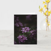 Carte Purple flower, Sympathy (Fleur jaune)
