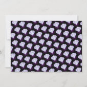 Carte Purple Gem Crystal Diamond Anniversaire Photo (Dos)