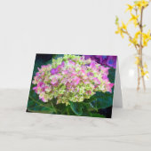 Carte Purple Hydrangea Sweet Friend (Fleur jaune)