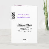 Carte Purple Iris 2914xc- personnaliser à toute occasion (Dos)