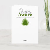 Carte Purple Lilacs et café Joyeux anniversaire fille (Dos)