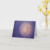 Carte Purple Moon Pink Cute Moonlight (Fleur jaune)