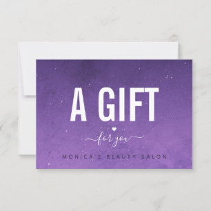 Carte Purple Night Sky Galaxy Cosmic Universe Coeur Amou