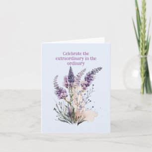 Carte Purple Paradise : Fête Florale Animée d'été