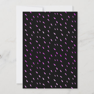 Carte Purple Pluie Faux Foil Metallic Black Arrière - pl