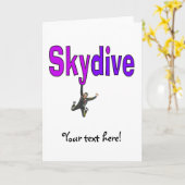 Carte Purple Skydive (Fleur jaune)