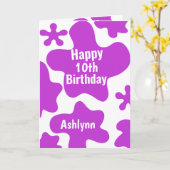 Carte Purple Slime 10e anniversaire (Fleur jaune)