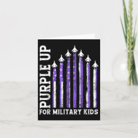 Purple Up Pour Le Mois Militaire Enfant