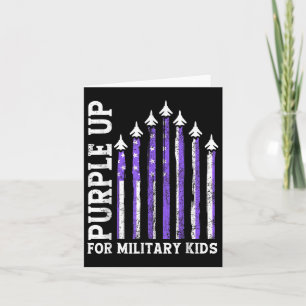 Carte Purple Up Pour Le Mois Militaire Enfant
