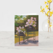 Carte "Purples illuminés"  (Fleur jaune)