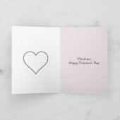 Carte Purr-Fect enseignant peint à la main Chat Saint-Va (Intérieur)